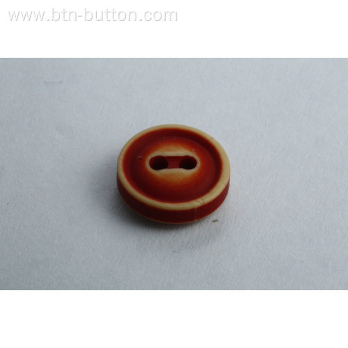 Round edge resin magnetic button